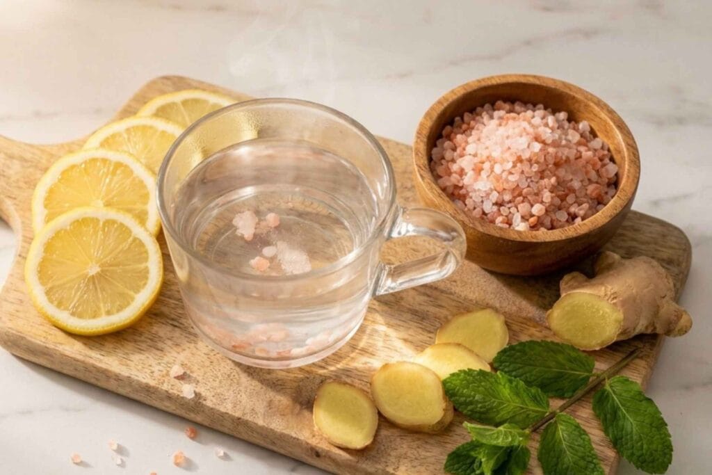 Japanese Pink Salt Recipe with Himalayan Salt & Lemon
