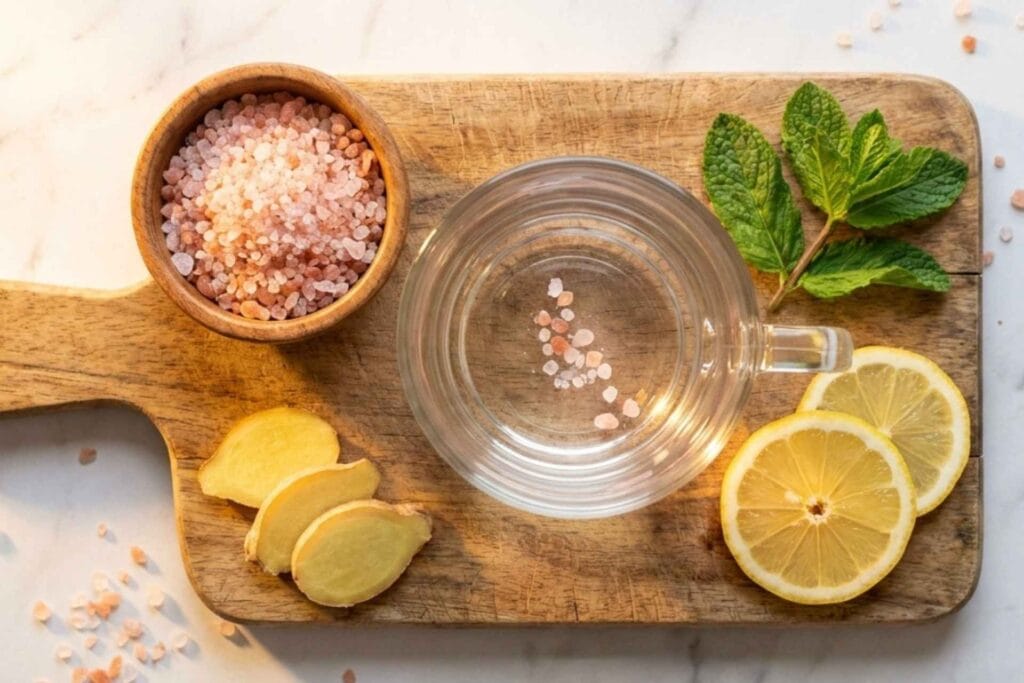 Japanese Pink Salt Recipe with Himalayan Salt & Lemon